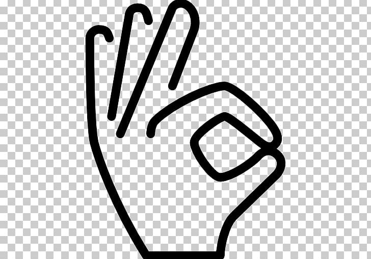 Gesture Computer Icons OK PNG, Clipart, Area, Black And White, Brand, Computer Icons, Encapsulated Postscript Free PNG Download