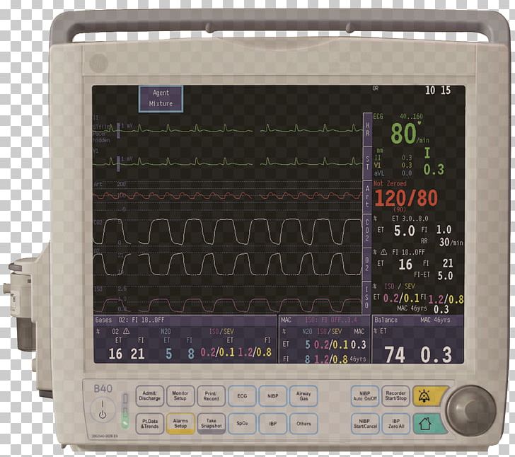 Medical Equipment GE Healthcare Monitoring Electronics Anesthesia PNG, Clipart, Analysis, Anesthesia, Computer Monitors, Device, Display Device Free PNG Download