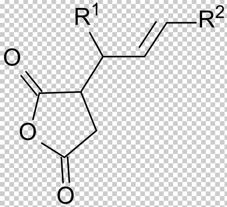 Alkenylsuccinic Anhydrides Organic Acid Anhydride Chemistry PNG, Clipart, Alkyl, Angle, Area, Black And White, Chemical Structure Free PNG Download