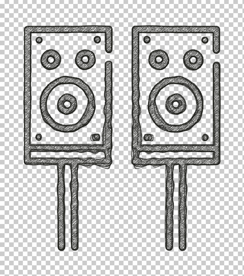 Night Party Icon Speaker Icon PNG, Clipart, Angle, Black, Computer Hardware, Door, Door Handle Free PNG Download