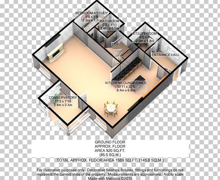 3d Floor Plan Open Plan House Png Clipart 3 D 3d Floor