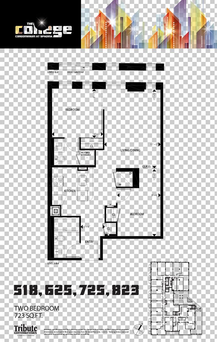 Floor Plan The College Condominium At Spadina Spadina Avenue College Street PNG, Clipart, Angle, Apartment, Architecture, Area, Building Free PNG Download