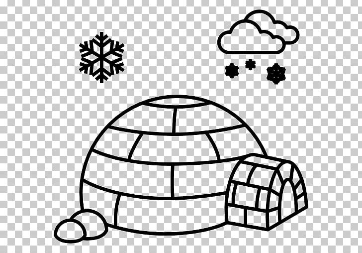Igloo North Pole Computer Icons PNG, Clipart, Area, Artwork, Black, Black And White, Building Free PNG Download