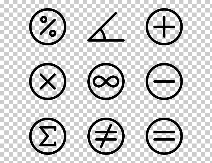 Computer Icons Mathematics Mathematical Notation Emoticon PNG, Clipart, Angle, Area, Black, Black And White, Brand Free PNG Download