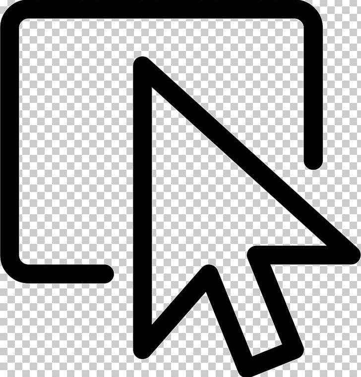 Computer Mouse Pointer Cursor Computer Icons PNG, Clipart, Angle, Area, Arrow, Black, Black And White Free PNG Download