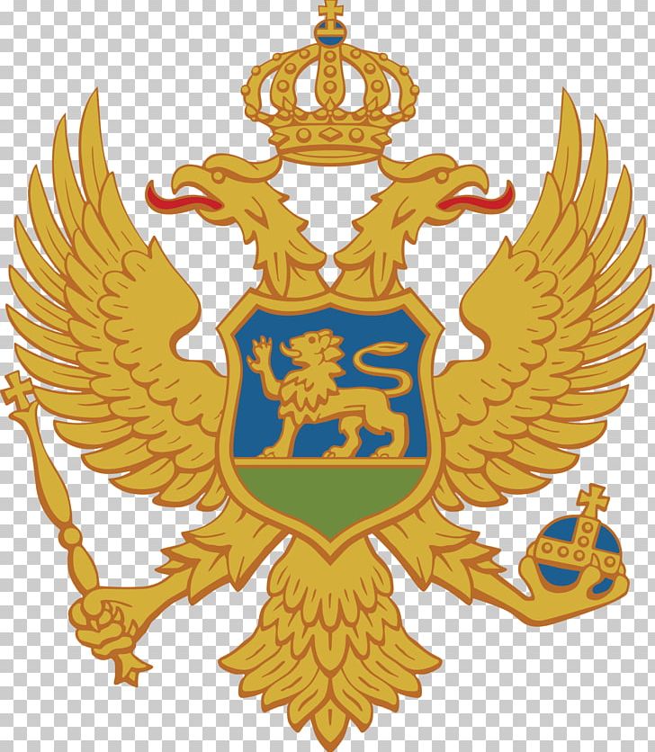Republic Of Montenegro Coat Of Arms Of Montenegro Double-headed Eagle PNG, Clipart, Animals, Badge, Coat Of Arms, Coat Of Arms Of Montenegro, Coat Of Arms Of Russia Free PNG Download