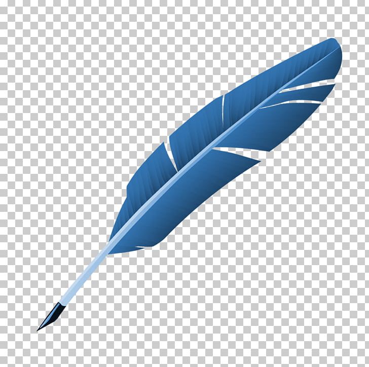 Blue Feather Quill Pen PNG, Clipart, Animals, Blue, Blue Abstract, Blue Background, Blue Feather Free PNG Download