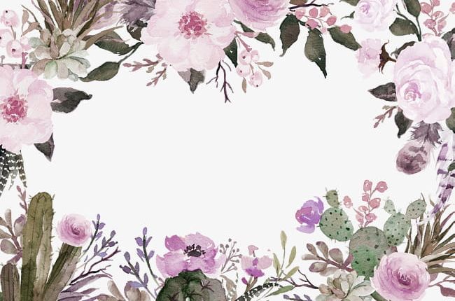 Purple Fresh Flowers Border Texture PNG, Clipart, Border, Border Clipart, Border Texture, Flower, Flowers Clipart Free PNG Download