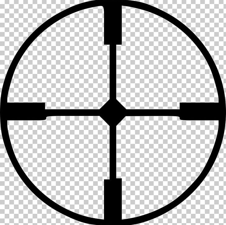 Reticle Telescopic Sight PNG, Clipart, Black And White, Circle, Computer Icons, Encapsulated Postscript, Hunting Free PNG Download