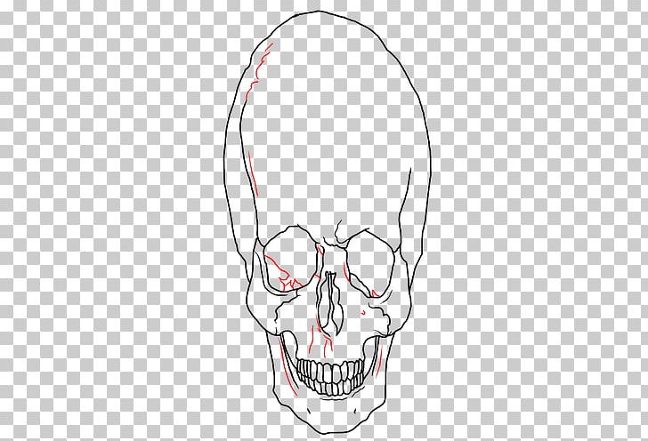Skull Ear Drawing Jaw PNG, Clipart, Black And White, Bone, Cheek, Drawing, Ear Free PNG Download