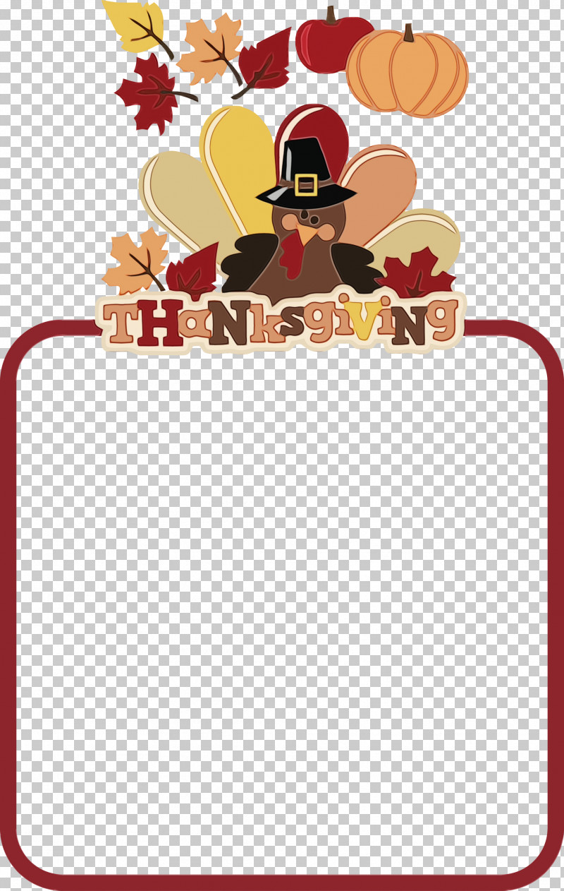 Thanksgiving PNG, Clipart, Autumn Frame, Cartoon, Gratitude, Paint, Silhouette Free PNG Download