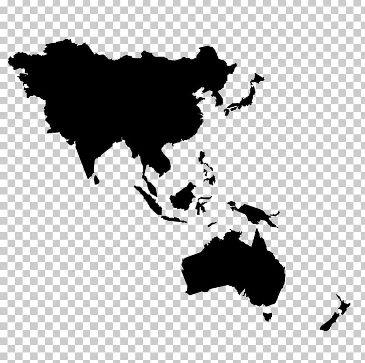 Asia-Pacific East Asia World Map PNG, Clipart, Asia, Asiapacific, Asia Pacific, Black, Black And White Free PNG Download