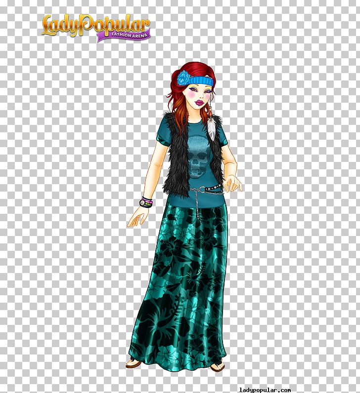 Lady Popular Costume Turquoise PNG, Clipart, Arena Flowers, Clothing, Costume, Doll, Lady Popular Free PNG Download