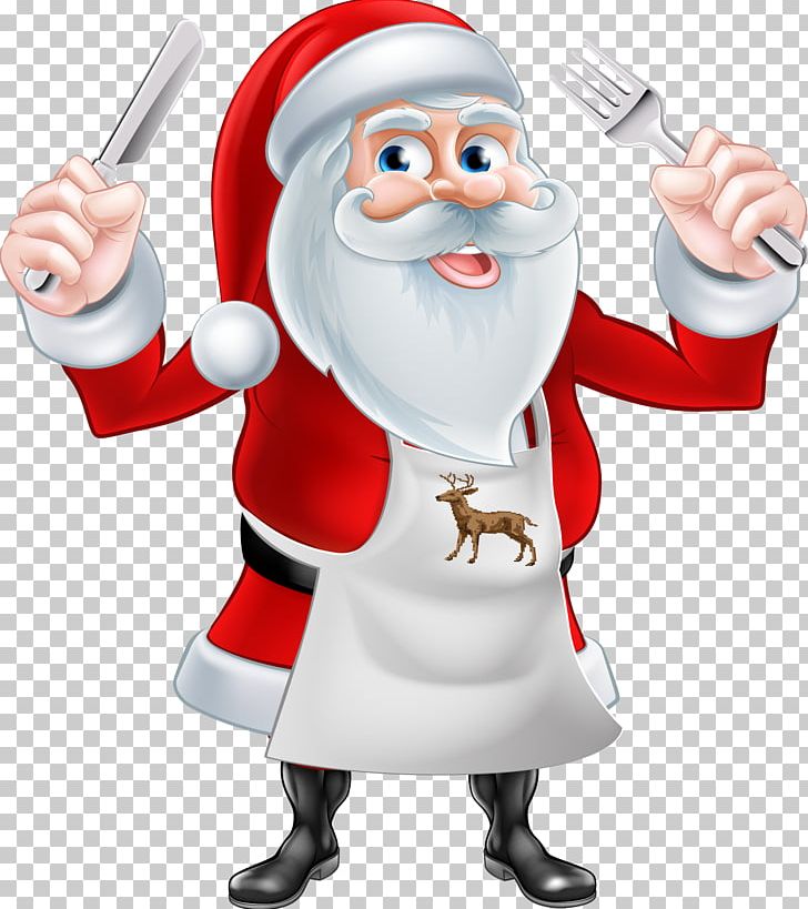 Santa Claus Christmas Pudding Turkey Chef PNG, Clipart, Christmas, Christmas Dinner, Claus Vector, Cooking, Fictional Character Free PNG Download