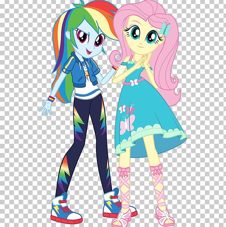Rainbow Dash Fluttershy Pinkie Pie Rarity My Little Pony: Equestria Girls PNG, Clipart,  Free PNG Download