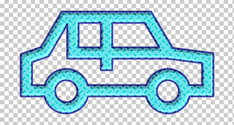 Vehicles And Transports Icon Car Icon PNG, Clipart, Aqua, Car Icon, Electric Blue, Line, Turquoise Free PNG Download