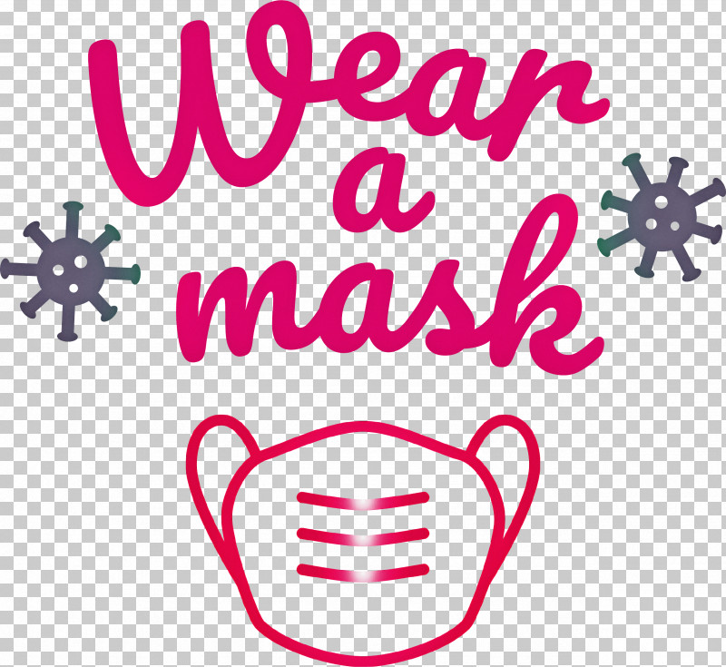 Wear A Mask Face Mask PNG, Clipart, Face, Face Mask, Geometry, Happiness, Line Free PNG Download