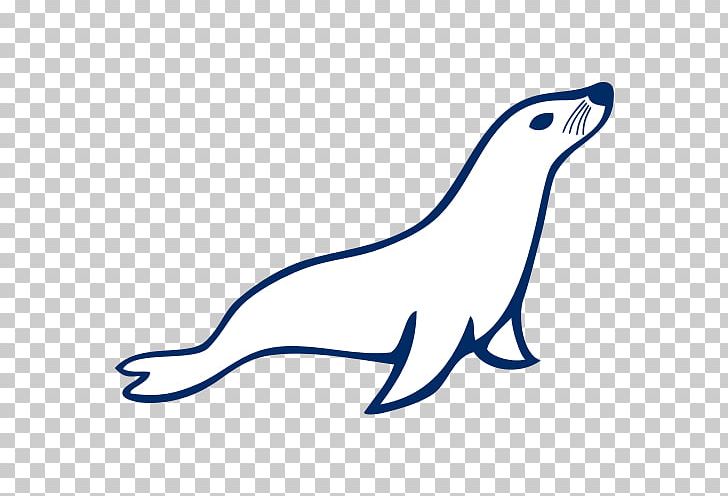 MariaDB MySQL Database Logo PNG, Clipart, Animal Figure, Area, Artwork, Beak, Black And White Free PNG Download