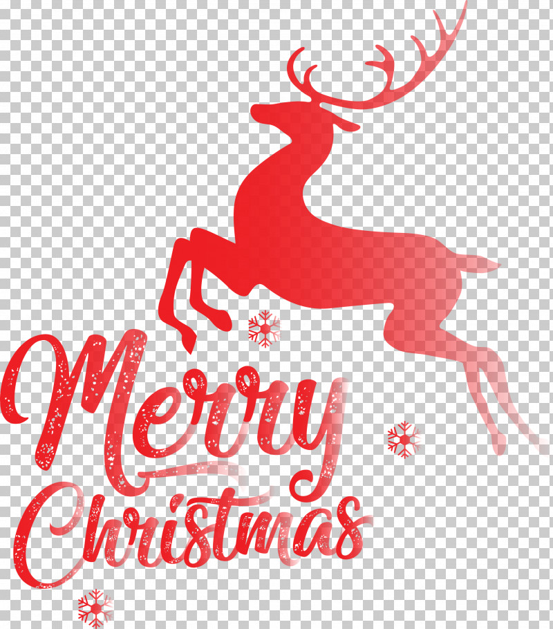 Merry Christmas PNG, Clipart, Character, Christmas Day, Decorative Poster, Deer, Logo Free PNG Download