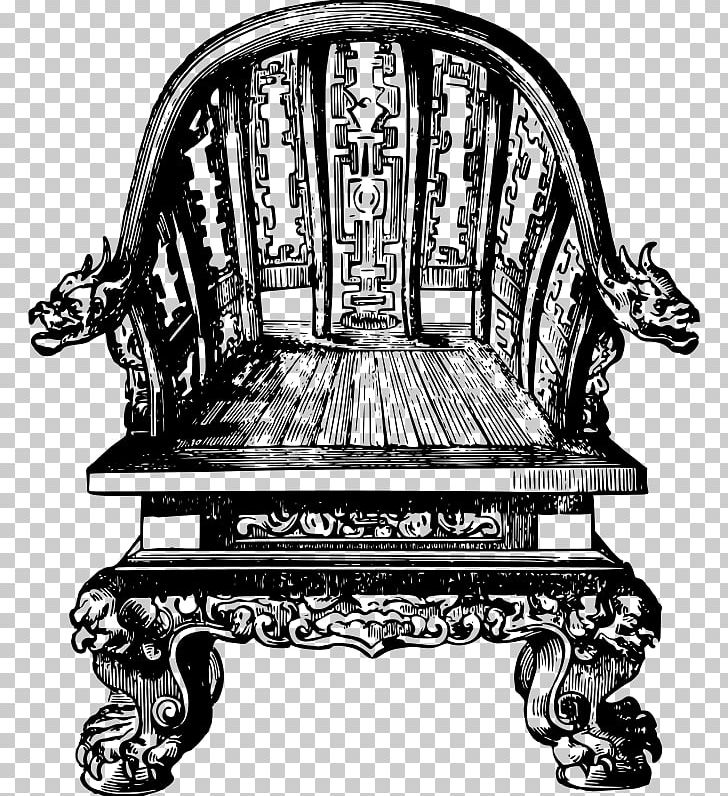 Antique Furniture Chair PNG, Clipart, Antique, Antique Furniture, Bench, Black And White, Carve Free PNG Download