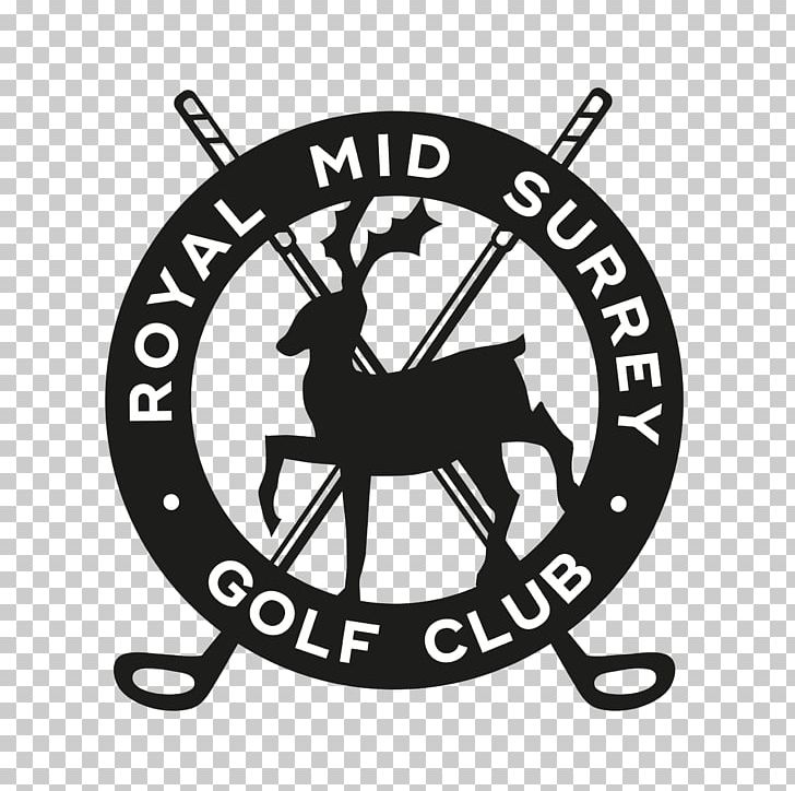 Royal Mid-Surrey Golf Club Logo Assembly Of God Youth Organizations Brand Emblem PNG, Clipart, Area, Black And White, Brand, Character, Clock Free PNG Download