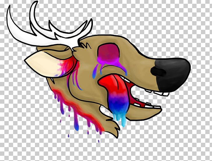 Dog Deer Drawing PNG, Clipart, Animals, Animation, Art, Beak, Black Wolf Free PNG Download