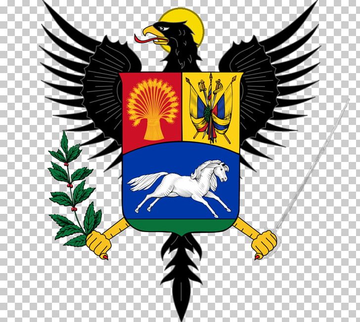 United States Of Venezuela Coat Of Arms Of Venezuela Gran Colombia PNG, Clipart, Beak, Bird, Coat Of Arms, Coat Of Arms Of Venezuela, Crest Free PNG Download