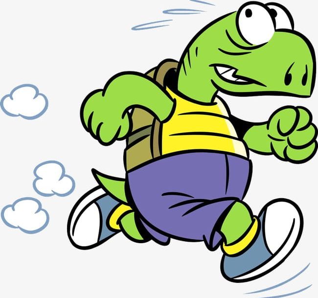 Hand-drawn Cartoon Running Cartoon Turtle PNG, Clipart, Animals, Cartoon, Cartoon Animals, Cartoon Clipart, Hand Drawn Clipart Free PNG Download