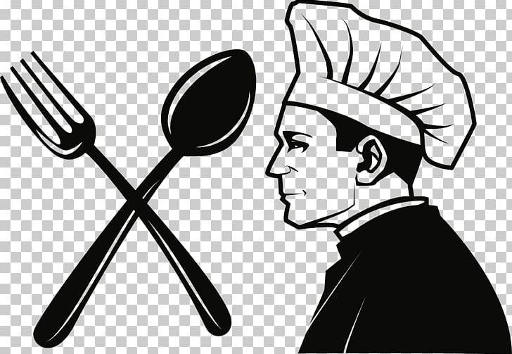 Public Domain Chef Fork PNG, Clipart, Artwork, Black And White, Brand, Cartoon, Computer Icons Free PNG Download