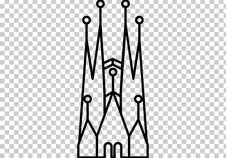 Sagrada Família Cathedral Of Santiago De Compostela Symbol Church Computer Icons PNG, Clipart, Angle, Area, Black, Black And White, Building Free PNG Download