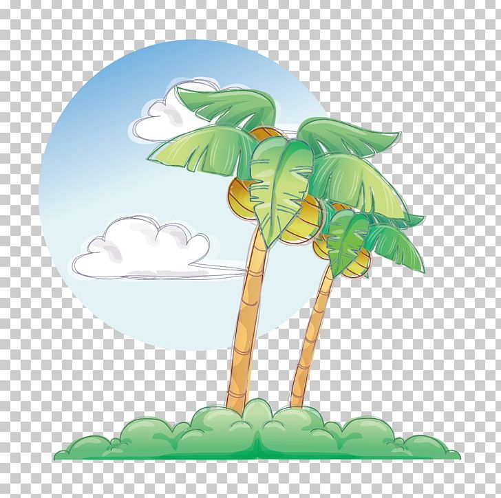 Cartoon Summer Illustration PNG, Clipart, Adobe Illustrator, Baiyun, Beach, Beach Vector, Branch Free PNG Download