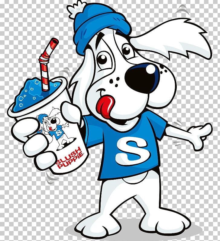 Slush Puppie Ice Cream Puppy Dog PNG, Clipart, Area, Art, Artwork, Black And White, Decal Free PNG Download
