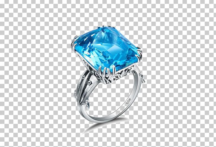 Turquoise Sapphire Ring Silver Topaz PNG, Clipart, Bijou, Body Jewelry, Crystal, Diamond, Engagement Ring Free PNG Download