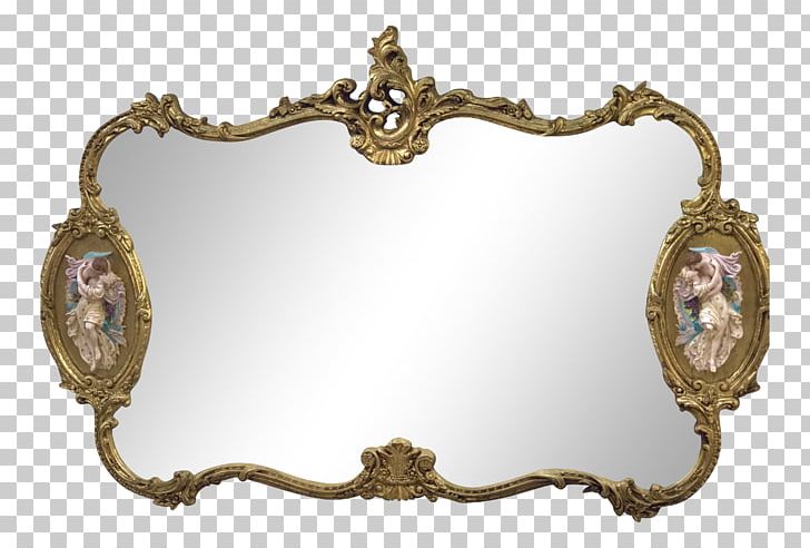 Mirror Frames Gold Gilding Baroque PNG, Clipart, Antique, Baroque, Brass, Cabinetry, Chair Free PNG Download