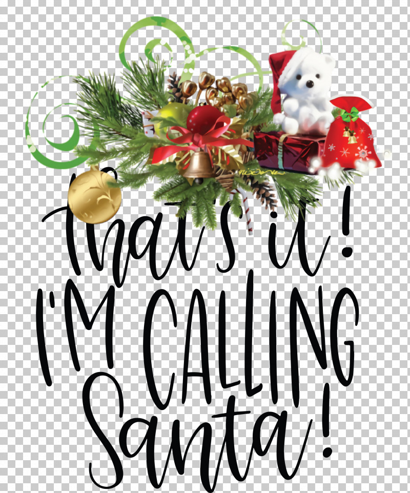 Calling Santa Santa Christmas PNG, Clipart, Blog, Calling Santa, Christmas, Christmas Day, Christmas Ornament M Free PNG Download