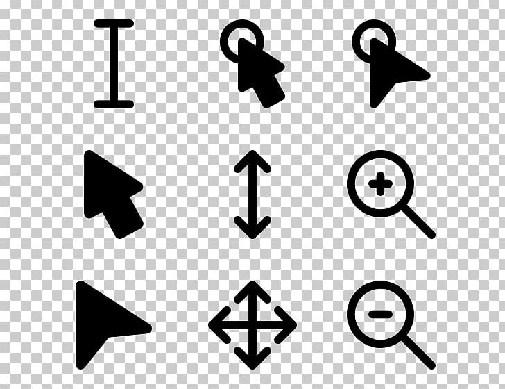 Computer Icons Computer Mouse Symbol Pointer PNG, Clipart, Angle, Area, Black, Black And White, Brand Free PNG Download