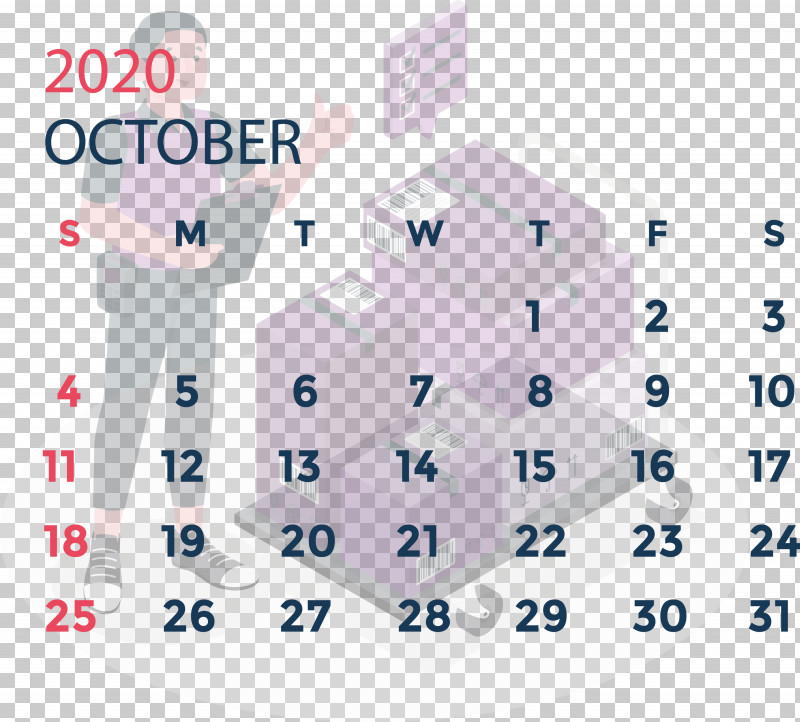 October 2020 Calendar October 2020 Printable Calendar PNG, Clipart, Angle, Area, Calendar System, Line, Meter Free PNG Download