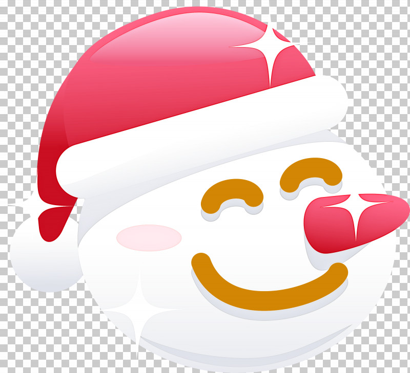 Snowman Red Santa Hat PNG, Clipart, Emoticon, Heart, Logo, Material Property, Nose Free PNG Download