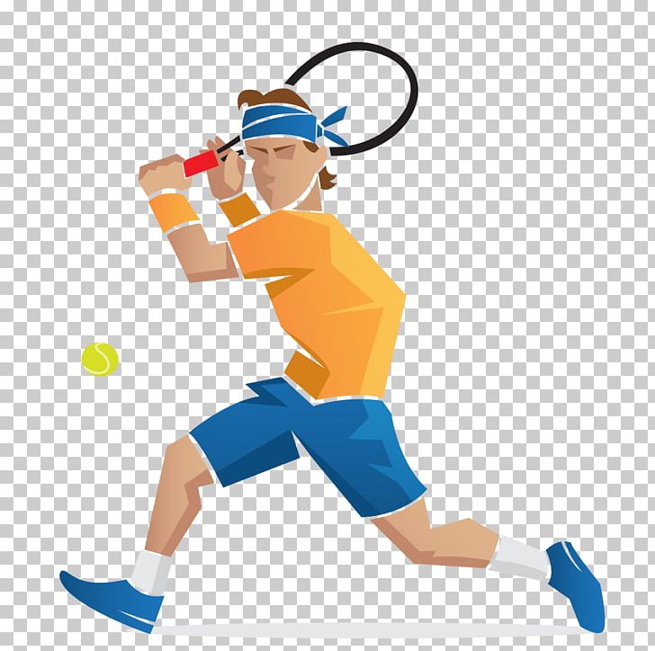 Athlete Tennis Player Euclidean PNG, Clipart, Adobe Illustrator, Arm, Blue, Boy, Competition Event Free PNG Download