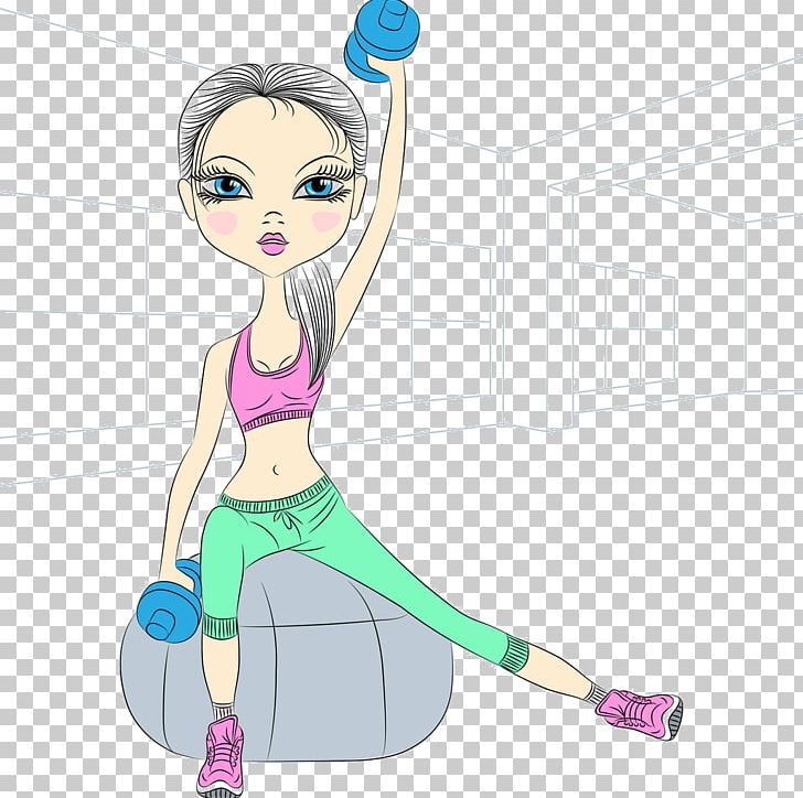 Fitness Centre Physical Fitness Weight Training Dumbbell PNG, Clipart, Arm, Bench, Cartoon, Child, Dumbbell Free PNG Download