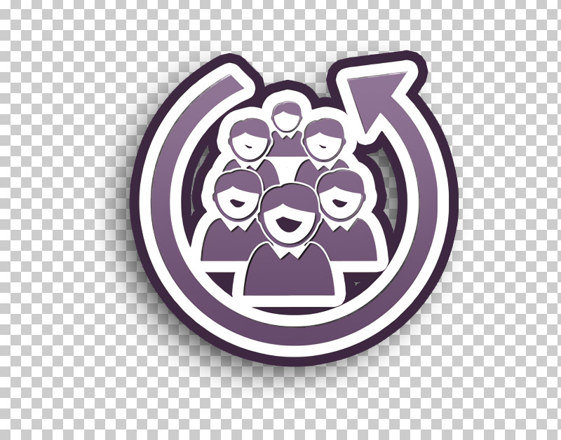 Staff Icon Data Icons Icon Staff People Group In A Circular Arrow Icon PNG, Clipart, Cartoon, Data Icons Icon, Logo, M, People Icon Free PNG Download