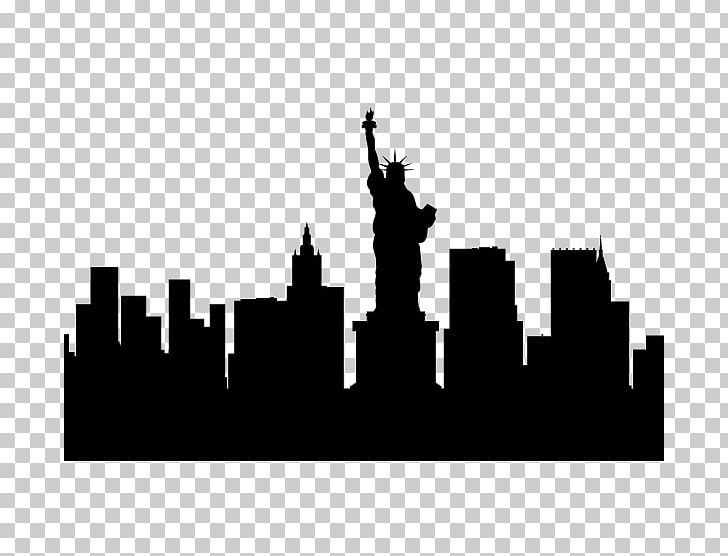 New York City Skyline Silhouette PNG, Clipart, Animals, Art, Black And White, City, Drawing Free PNG Download