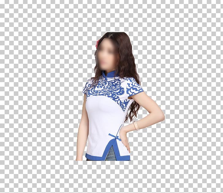 T-shirt Shoulder Sleeve Photo Shoot Pattern PNG, Clipart, Beauty, Black White, Blue, Blue Abstract, Blue Background Free PNG Download