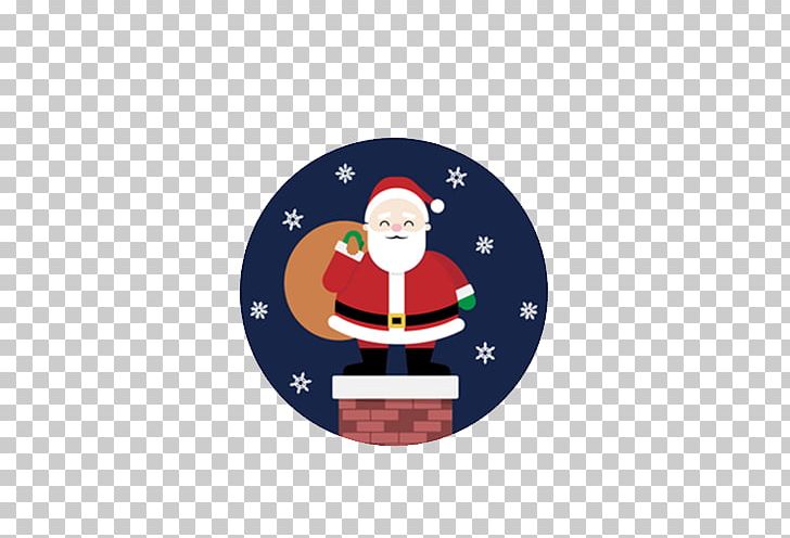 Santa Claus Christmas Gift Flat Design Christmas Ornament PNG, Clipart, Chimney, Christmas Day, Christmas Decoration, Christmas Frame, Christmas Lights Free PNG Download