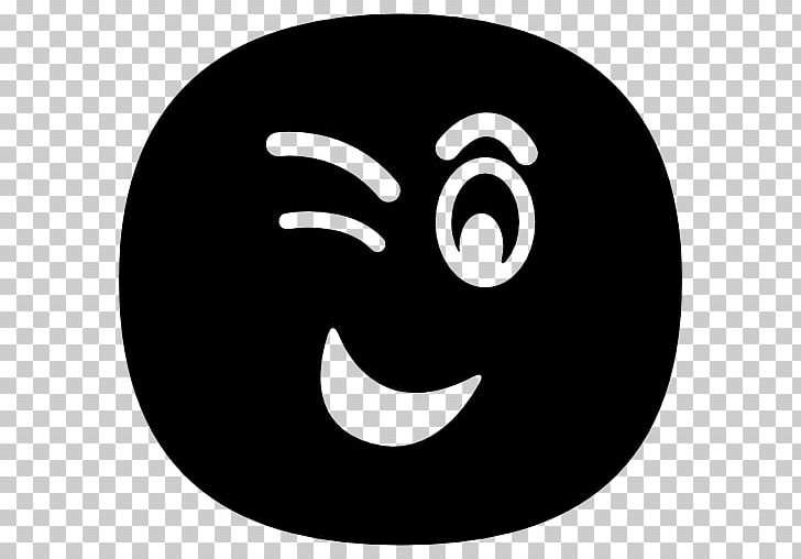 Emoticon Smiley Wink Computer Icons PNG, Clipart, Black And White, Circle, Computer Icons, Emoticon, Face Free PNG Download