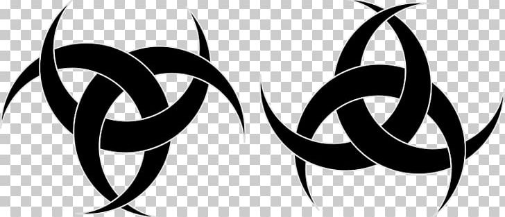 Triple Goddess Symbol Crescent Lunar Phase Borromean Rings PNG, Clipart, Black And White, Borromean Rings, Crescent, Eclipse, Gdj Free PNG Download