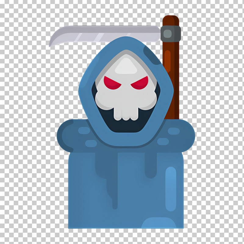 Reaper - Grim Reaper Cartoon For Halloween PNG