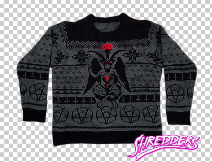 Christmas Jumper Sweater Baphomet Clothing PNG, Clipart, Baphomet, Black, Blasphemy, Brand, Christmas Free PNG Download