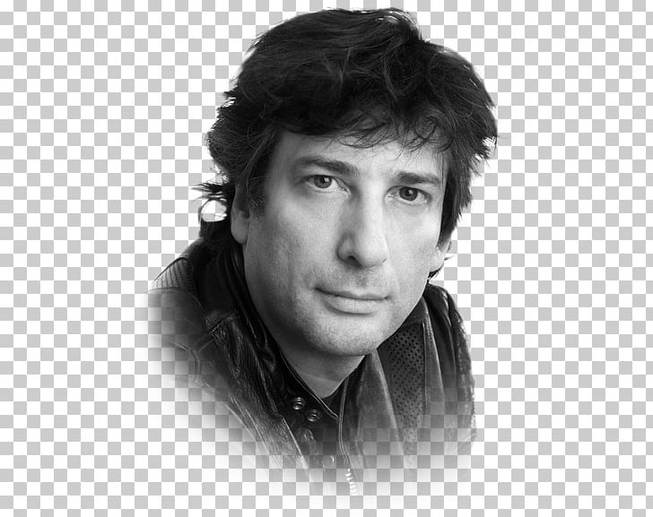 Neil Gaiman American Gods Coraline The Sandman Writer PNG, Clipart, Actor, American Gods, Black And White, Black Hair, Book Free PNG Download