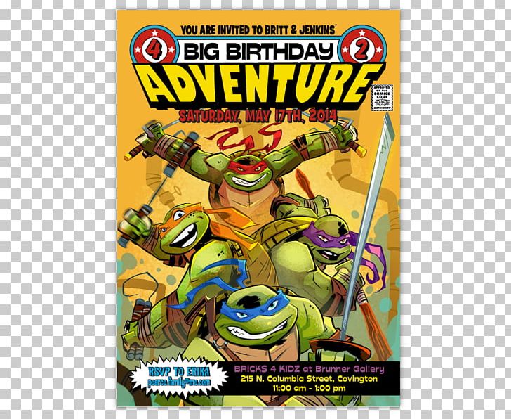 Teenage Mutant Ninja Turtles Wedding Invitation Birthday Superhero PNG, Clipart, Action Figure, Action Toy Figures, Animals, Apartment, Birthday Free PNG Download